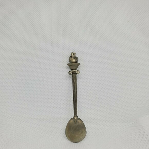 Fort Pewter Atlanta 1996 Vintage 100th Olympic Flame Embossed Mini Spoon - Picture 8 of 11